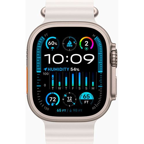 Apple Watch Ultra 2 Titanium Case with White Ocean Band (MREJ3) MREJ3 фото