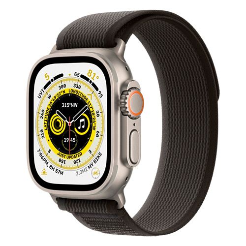 Apple Watch Ultra Titanium Case with Black/Gray Trail Loop M/L (MQF53/MQFX3) MQF53/MQFX3 фото