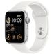 Apple Watch SE 2 44mm Silver Aluminum Case with White Sport Band M/L (MNTJ3) MNTJ3 фото 1