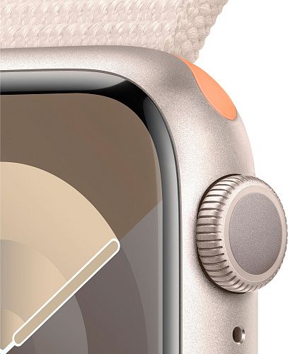 Apple Watch Series 9 41mm Starlight Aluminum Case with Starlight Sport Loop (MR8V3) MR8V3 фото