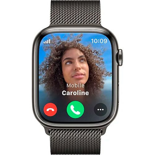 Apple Watch Series 9 45mm GPS + LTE Graphite Stainless Steel with Graphite Milanese Loop (MRMX3) MRMX3 фото