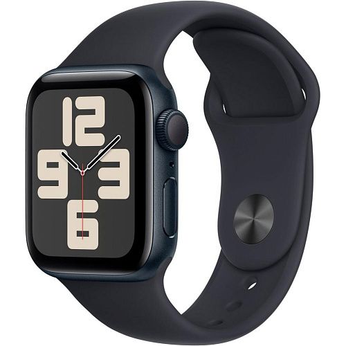 Apple Watch SE 2 GPS 40mm Midnight Aluminium Case with Midnight Sport Band M/L (MR9Y3) MR9Y3 фото