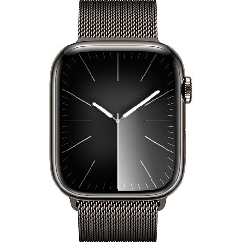 Apple Watch Series 9 45mm GPS + LTE Graphite Stainless Steel with Graphite Milanese Loop (MRMX3) MRMX3 фото