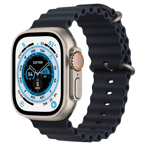 Apple Watch Ultra Titanium Case with Midnight Ocean Band (MQET3/MQFK3) MQET3/MQFK3 фото