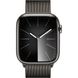 Apple Watch Series 9 45mm GPS + LTE Graphite Stainless Steel with Graphite Milanese Loop (MRMX3) MRMX3 фото 2