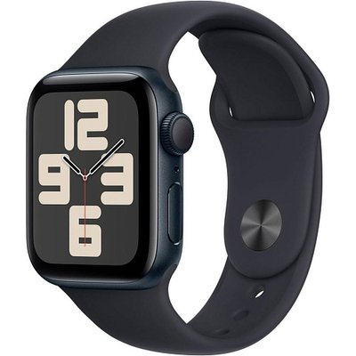 Apple Watch SE 2 GPS 40mm Midnight Aluminium Case with Midnight Sport Band S/M (MR9X3) MR9X3 фото