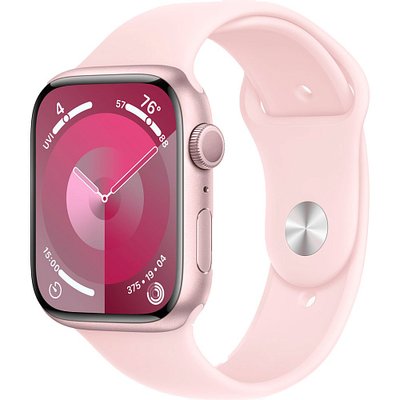 Apple Watch Series 9 GPS 41mm Pink Aluminum Case with Light Pink Sport Band M/L (MR943) MR943 фото