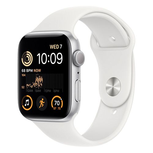 Apple Watch SE 2 40mm Silver Aluminum Case with White Sport Band (MNJV3) MNJV3 фото