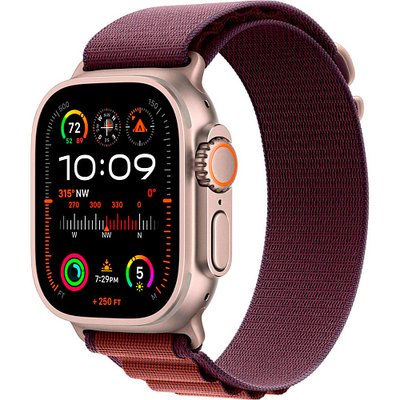 Apple Watch Ultra 2 Titanium Case with Indigo Alpine Loop Medium (MRET3) MRET3 фото