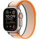 Apple Watch Ultra 2 49mm Titanium Case with Orange/Beige Trail Loop S/M (MRF13) MRF23 фото 1