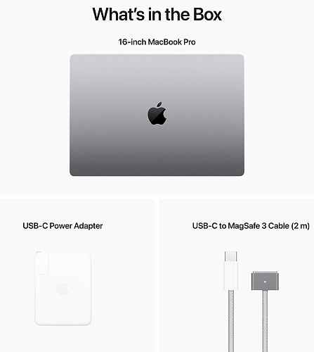 Ноутбук Apple MacBook Pro 16'' M2 Pro 16GB/1TB Space Gray 2023 (MNW93) MNW93 фото