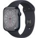 Apple Watch Series 8 45mm Midnight Aluminum Case with Midnight Sport Band S/M (MNUJ3) MNUJ3 фото 1