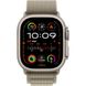 Apple Watch Ultra 2 Titanium Case with Olive Alpine Loop Medium (MREY3) MREY3 фото 2